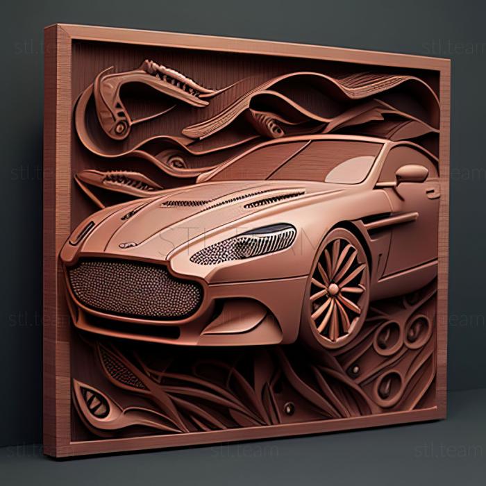 3D model Aston Martin DBS V12 (STL)